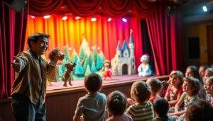 puppet play for language