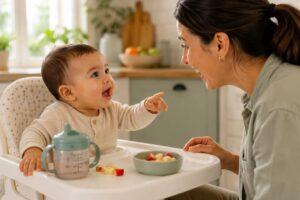 babbling to first words
